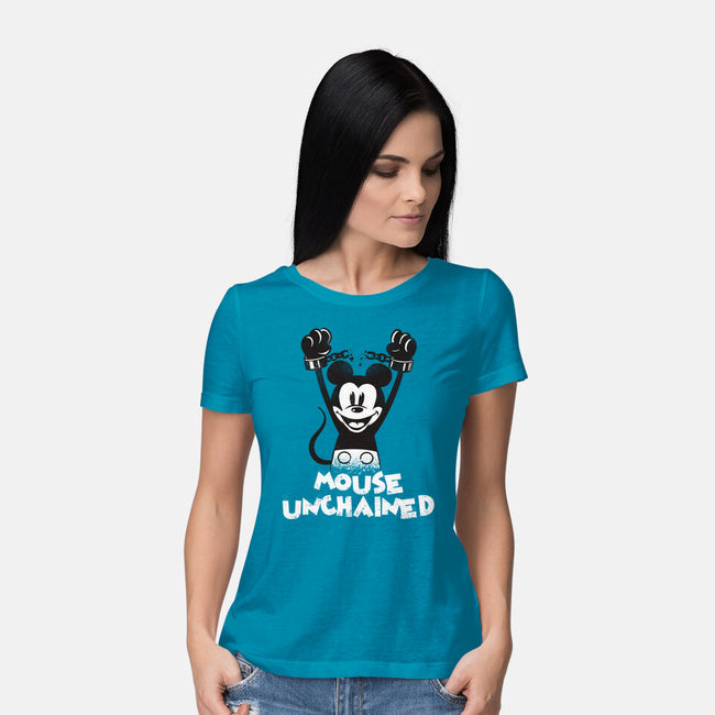 Mouse Unchained-Womens-Basic-Tee-zascanauta