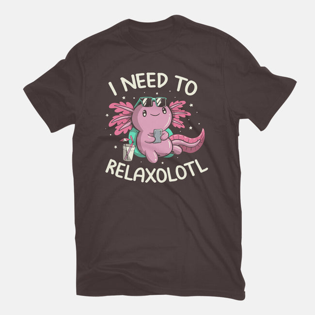 I Need To Relaxalotl-Womens-Basic-Tee-koalastudio