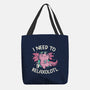 I Need To Relaxalotl-None-Basic Tote-Bag-koalastudio