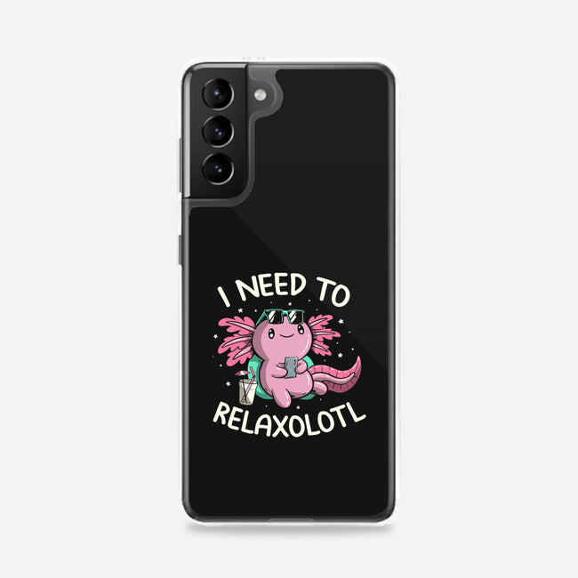 I Need To Relaxalotl-Samsung-Snap-Phone Case-koalastudio