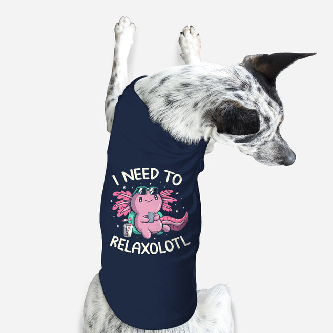 I Need To Relaxalotl-Dog-Basic-Pet Tank-koalastudio