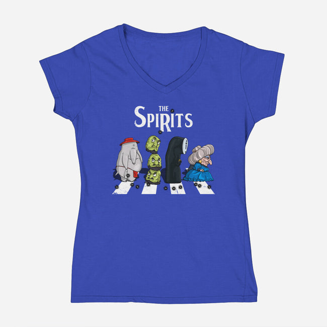 The Spirits-Womens-V-Neck-Tee-drbutler