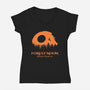 Forest Moon Nature Reserve-Womens-V-Neck-Tee-drbutler