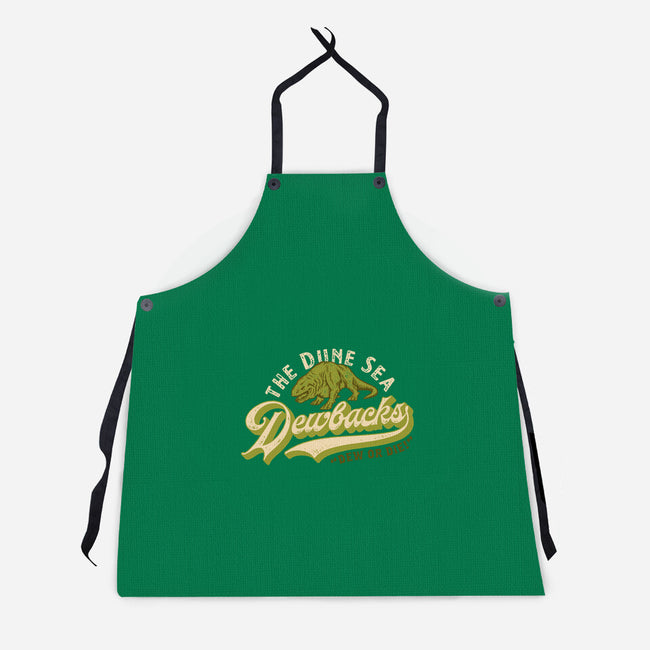 Dune Sea Dewbacks-Unisex-Kitchen-Apron-Wheels