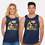 Everything's Fine On The Steamboat-Unisex-Basic-Tank-rocketman_art