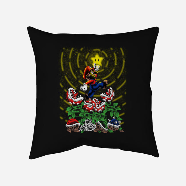 Jumpman Star-None-Non-Removable Cover w Insert-Throw Pillow-rmatix