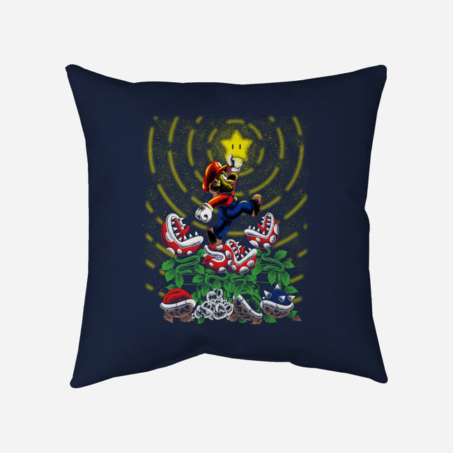 Jumpman Star-None-Removable Cover-Throw Pillow-rmatix