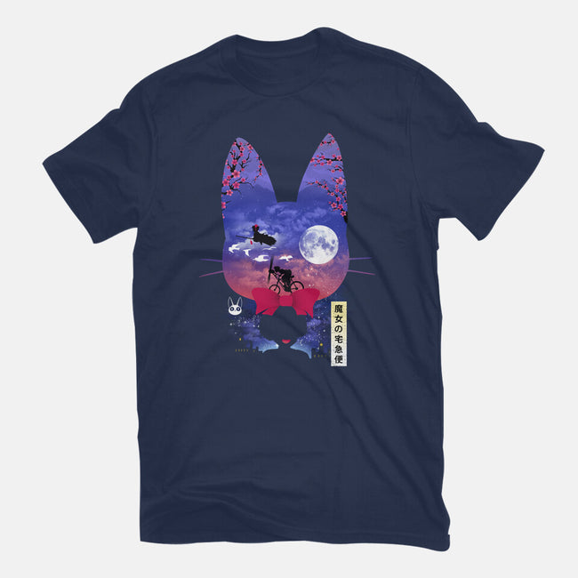 Cat Delivery-Womens-Fitted-Tee-dandingeroz