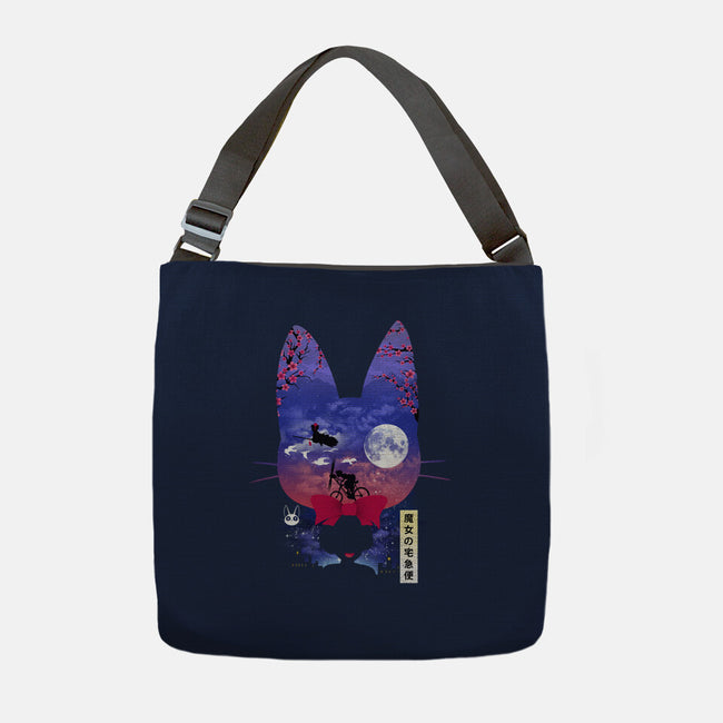 Cat Delivery-None-Adjustable Tote-Bag-dandingeroz