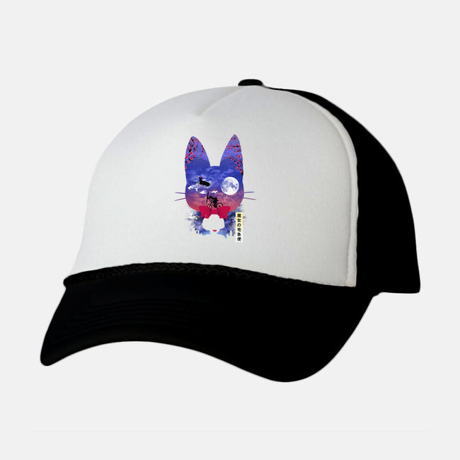 Cat Delivery-Unisex-Trucker-Hat-dandingeroz