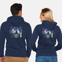 Wonderland Cat-Unisex-Zip-Up-Sweatshirt-dandingeroz