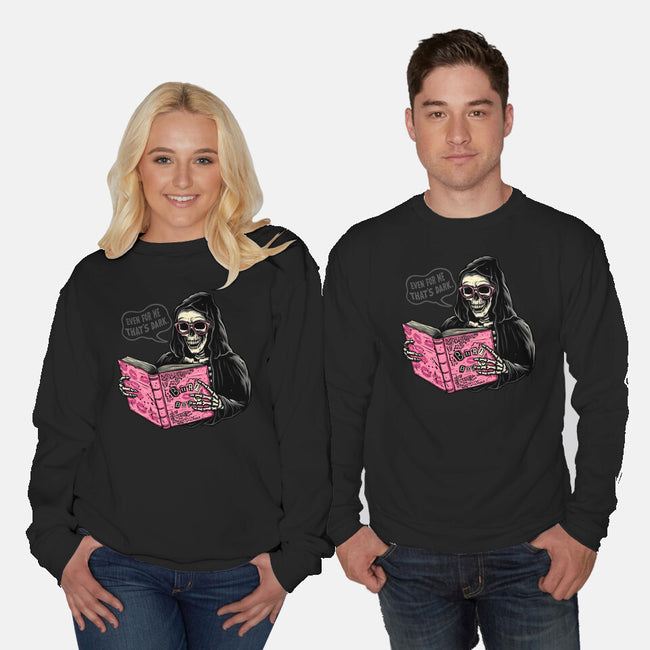 Burn Book-Unisex-Crew Neck-Sweatshirt-momma_gorilla