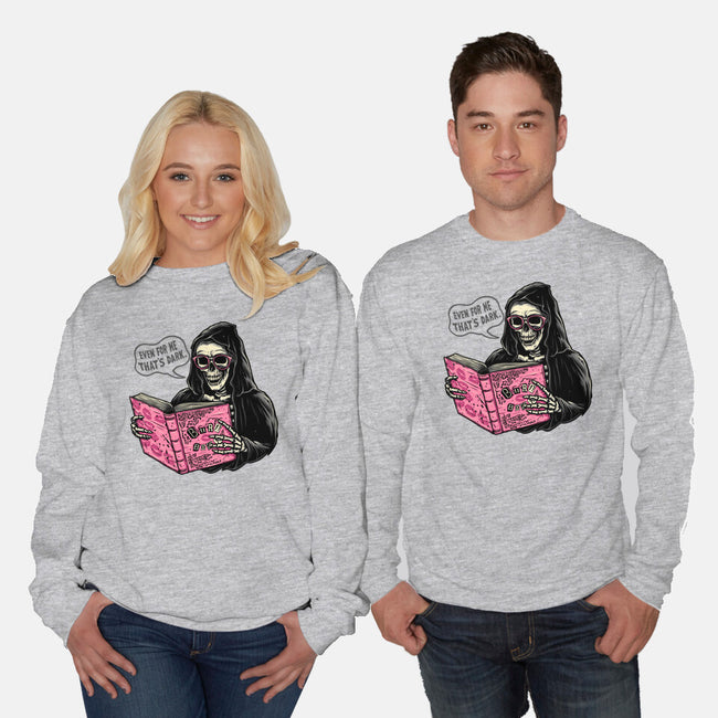 Burn Book-Unisex-Crew Neck-Sweatshirt-momma_gorilla