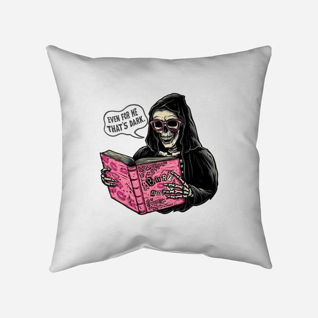 Burn Book-None-Non-Removable Cover w Insert-Throw Pillow-momma_gorilla