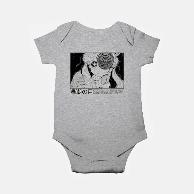 Swirl Moon-Baby-Basic-Onesie-Kabuto Studio