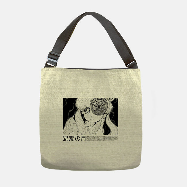 Swirl Moon-None-Adjustable Tote-Bag-Kabuto Studio