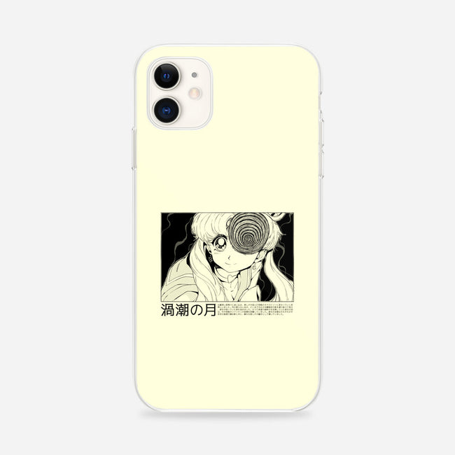 Swirl Moon-iPhone-Snap-Phone Case-Kabuto Studio