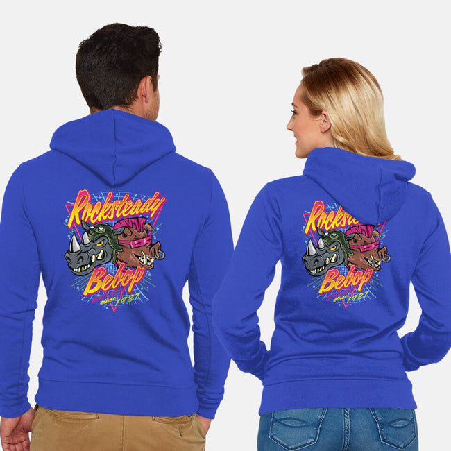 Double Trouble Mutant-Unisex-Zip-Up-Sweatshirt-arace