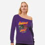 Double Trouble Mutant-Womens-Off Shoulder-Sweatshirt-arace