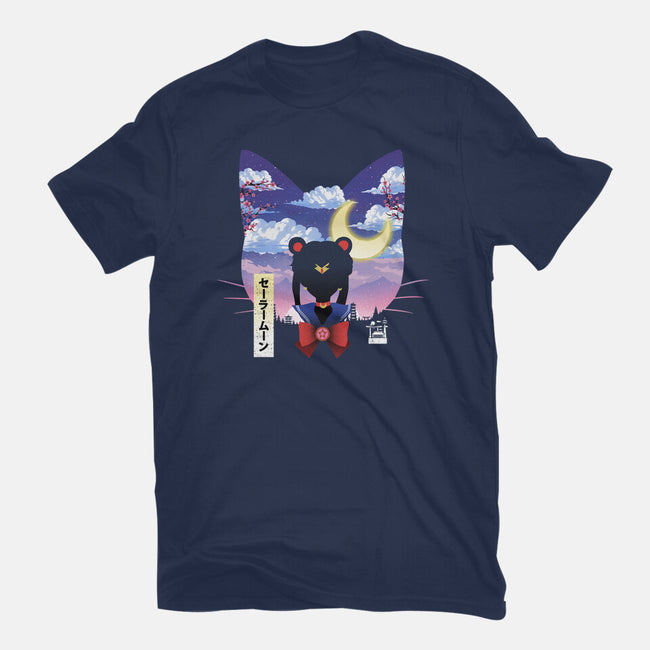 Sailor Cat Landscape-Mens-Heavyweight-Tee-dandingeroz