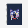 Sailor Cat Landscape-None-Dot Grid-Notebook-dandingeroz
