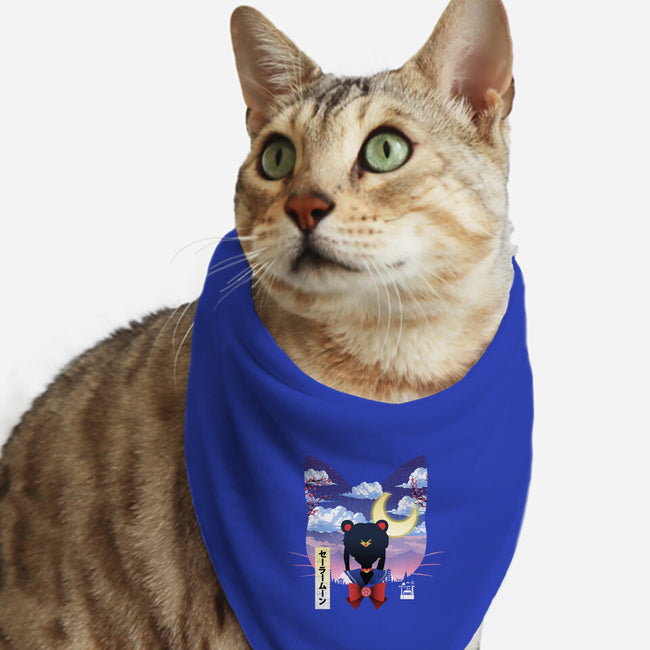 Sailor Cat Landscape-Cat-Bandana-Pet Collar-dandingeroz