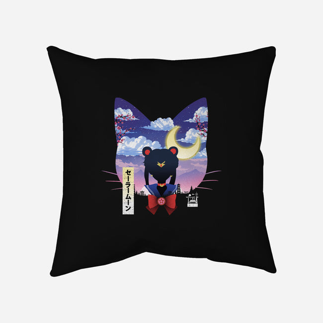 Sailor Cat Landscape-None-Non-Removable Cover w Insert-Throw Pillow-dandingeroz