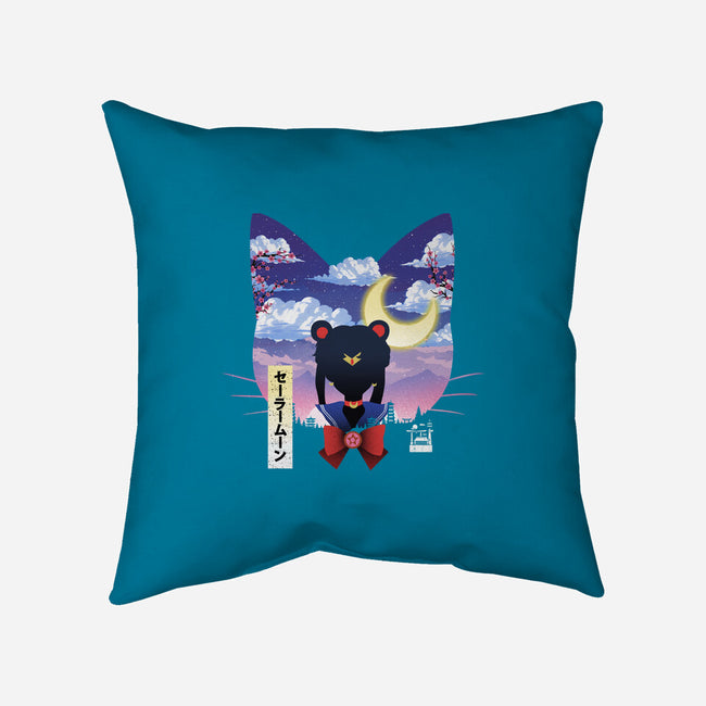 Sailor Cat Landscape-None-Removable Cover w Insert-Throw Pillow-dandingeroz