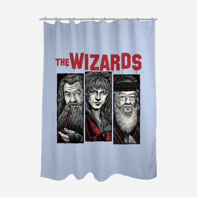 The Wizards-None-Polyester-Shower Curtain-momma_gorilla