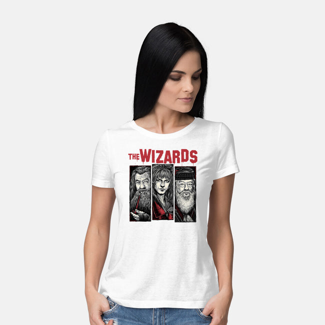 The Wizards-Womens-Basic-Tee-momma_gorilla