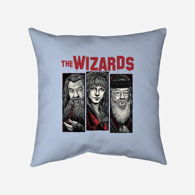 The Wizards-None-Removable Cover w Insert-Throw Pillow-momma_gorilla