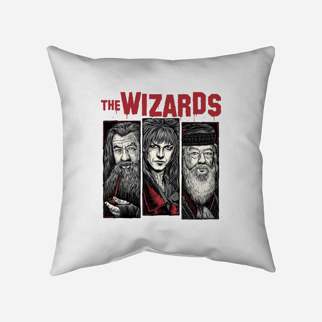 The Wizards-None-Removable Cover w Insert-Throw Pillow-momma_gorilla