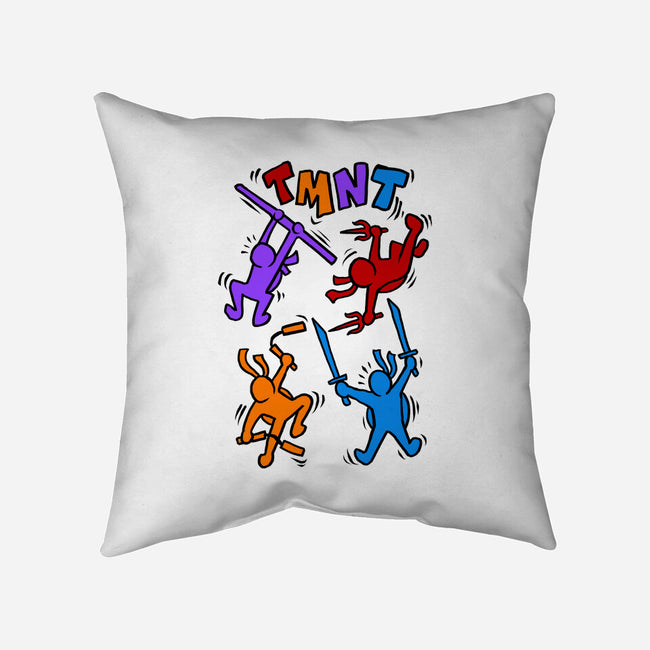 Doodle Ninja-None-Removable Cover-Throw Pillow-spoilerinc