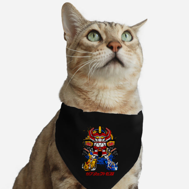 Chibi Megazord-Cat-Adjustable-Pet Collar-spoilerinc