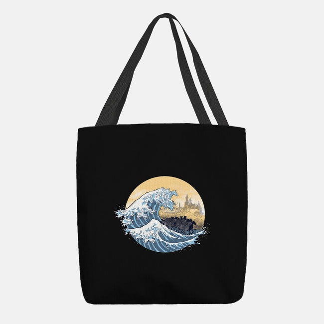 The Great Wave Of The Ringwraiths-None-Basic Tote-Bag-zascanauta