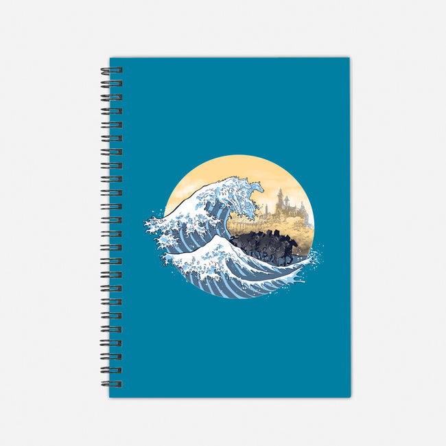 The Great Wave Of The Ringwraiths-None-Dot Grid-Notebook-zascanauta