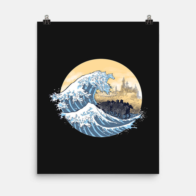 The Great Wave Of The Ringwraiths-None-Matte-Poster-zascanauta