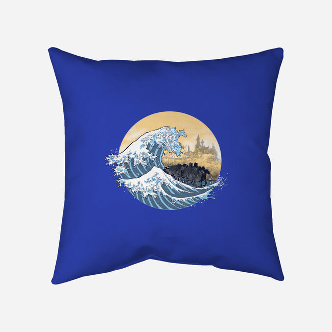 The Great Wave Of The Ringwraiths-None-Removable Cover w Insert-Throw Pillow-zascanauta