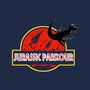 Jurassic Parkour-Unisex-Basic-Tee-fanfabio