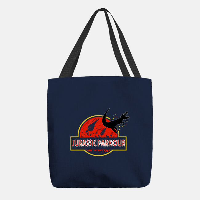 Jurassic Parkour-None-Basic Tote-Bag-fanfabio