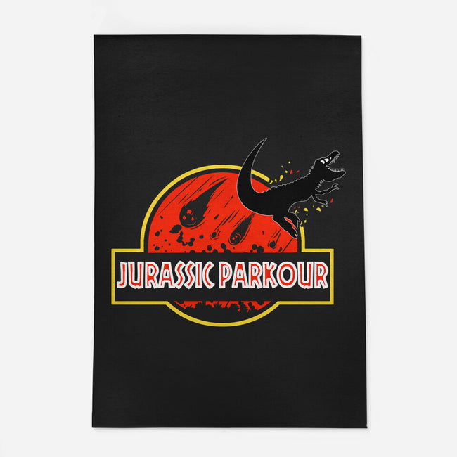 Jurassic Parkour-None-Indoor-Rug-fanfabio