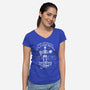 Looking For Love-Womens-V-Neck-Tee-Aarons Art Room