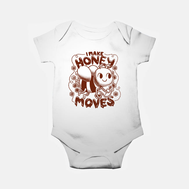 Honey Moves-Baby-Basic-Onesie-Aarons Art Room