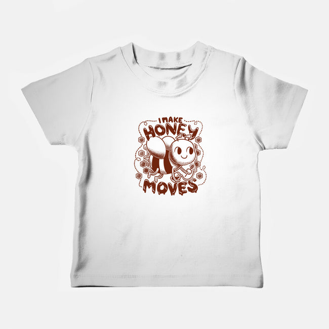 Honey Moves-Baby-Basic-Tee-Aarons Art Room