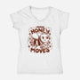 Honey Moves-Womens-V-Neck-Tee-Aarons Art Room