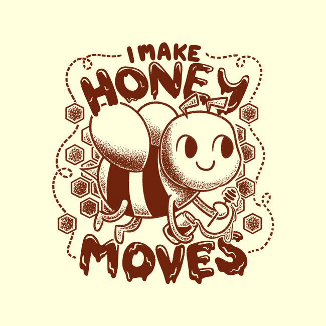 Honey Moves-None-Removable Cover w Insert-Throw Pillow-Aarons Art Room