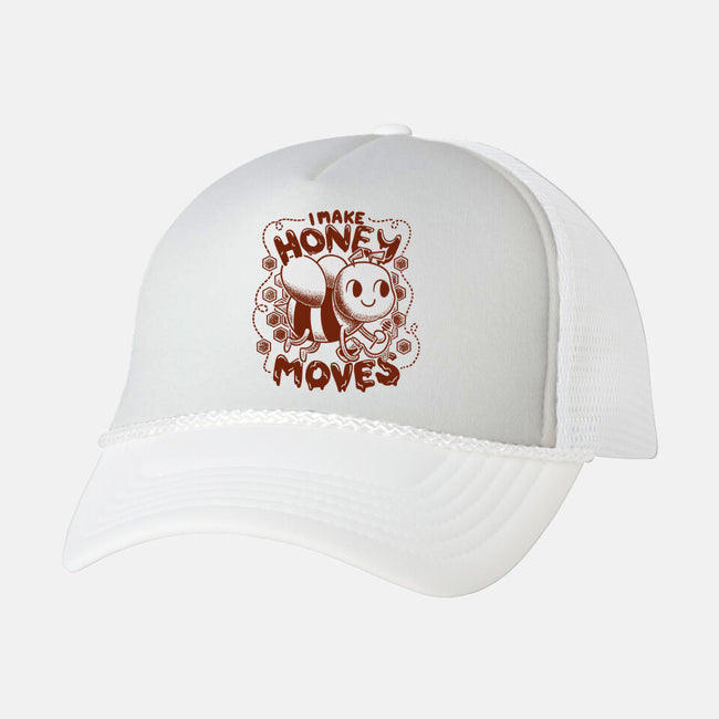 Honey Moves-Unisex-Trucker-Hat-Aarons Art Room
