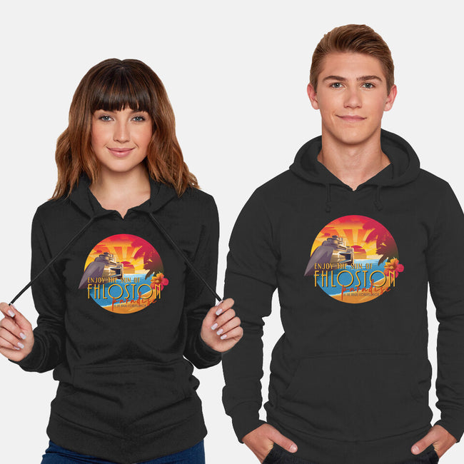 The Sun Of Fhloston-Unisex-Pullover-Sweatshirt-daobiwan