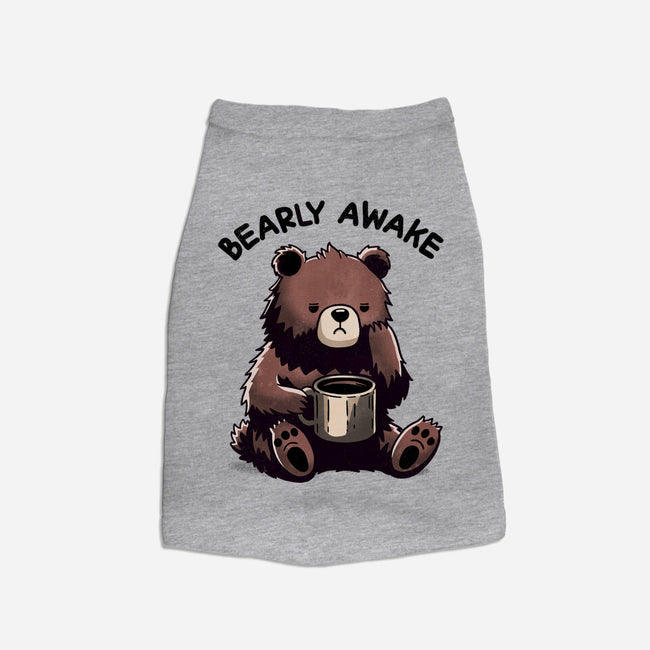 Bearly Awake-Cat-Basic-Pet Tank-fanfreak1