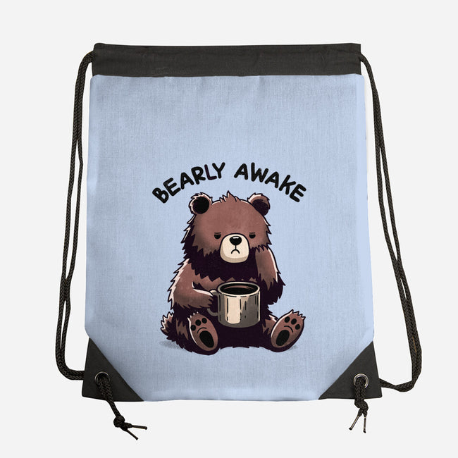 Bearly Awake-None-Drawstring-Bag-fanfreak1